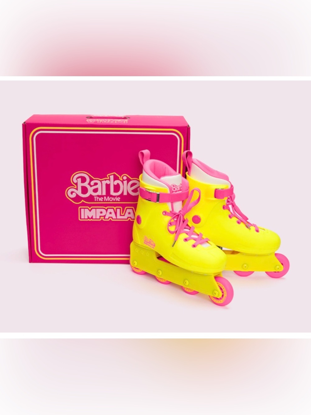 NWT/NIB Impala Barbie Bright Yellow Inline Skates & Protective Pads Set BUNDLE!